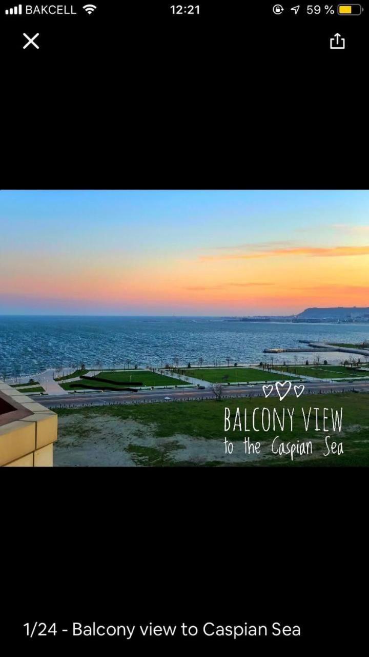 Sea View Couple Apartmant At Boulvard,Near Nizami Street Baky Esterno foto