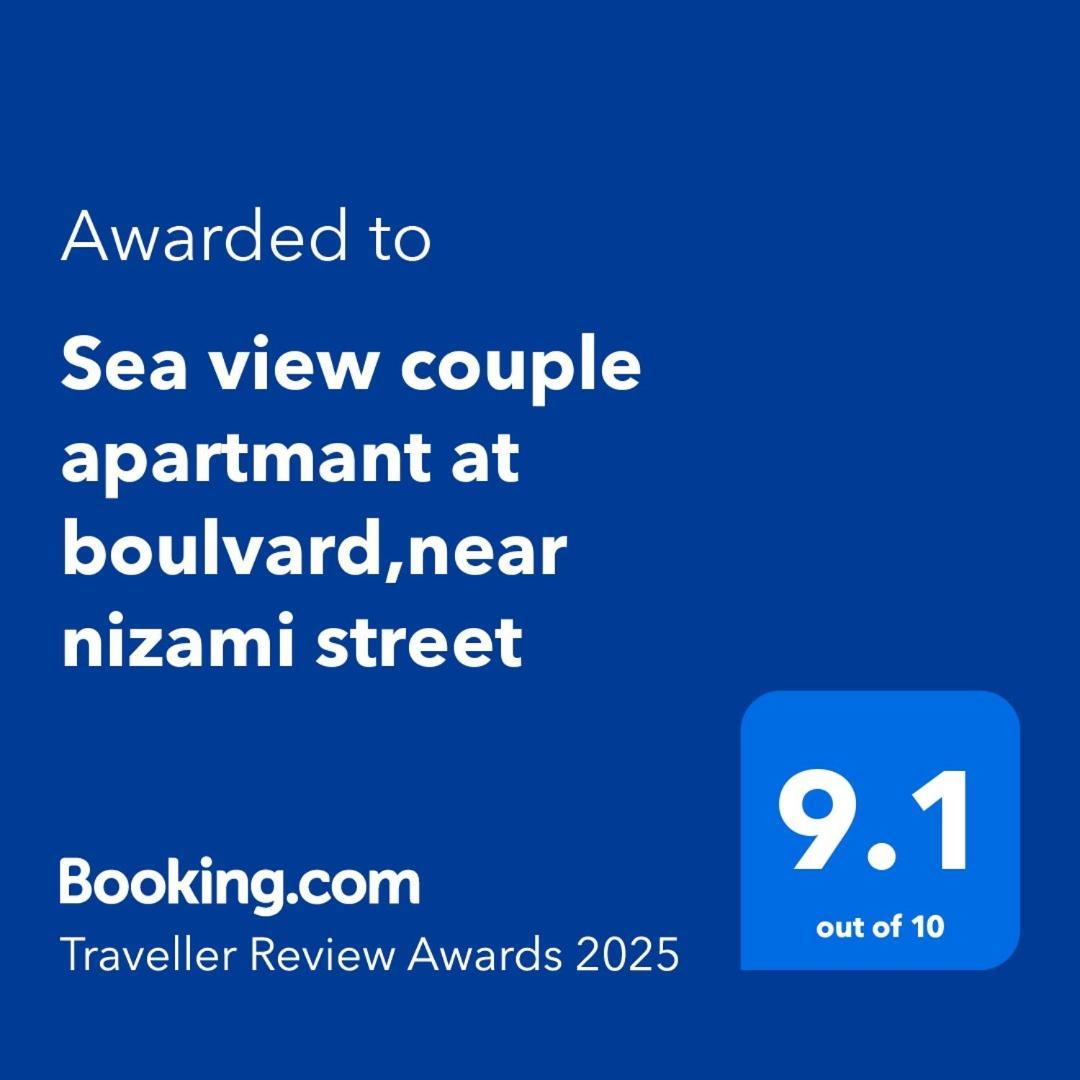 Sea View Couple Apartmant At Boulvard,Near Nizami Street Baky Esterno foto